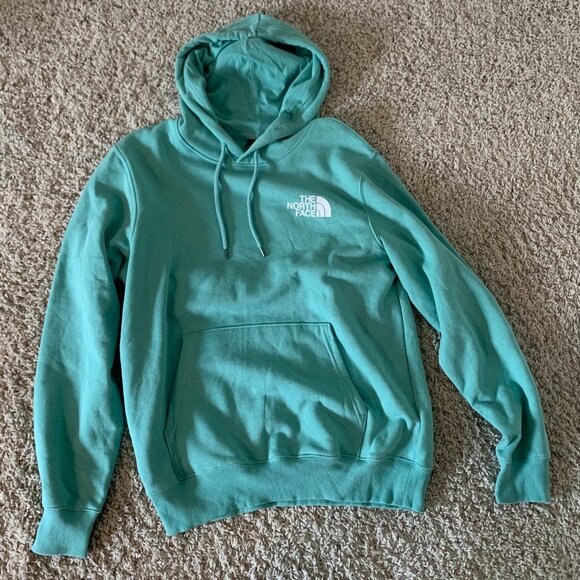 COPY - Men's The North Face Hoodie Teal Blue Medium - Picture 1 of 3